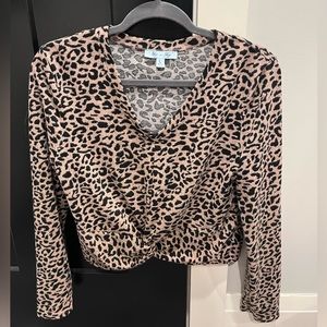 She + Sky cheetah long sleeve